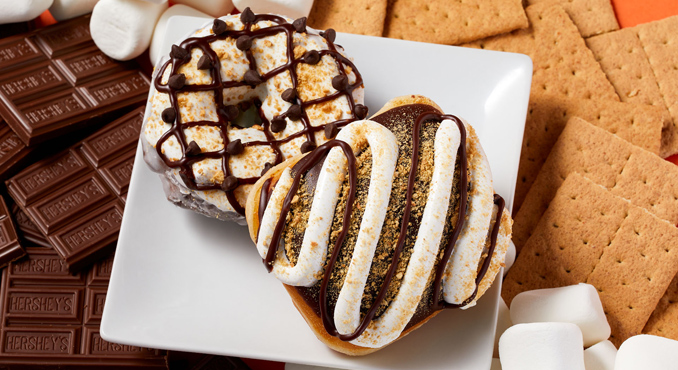 New S’mores Classic Doughnut and S’mores Fudge Cake Doughnut